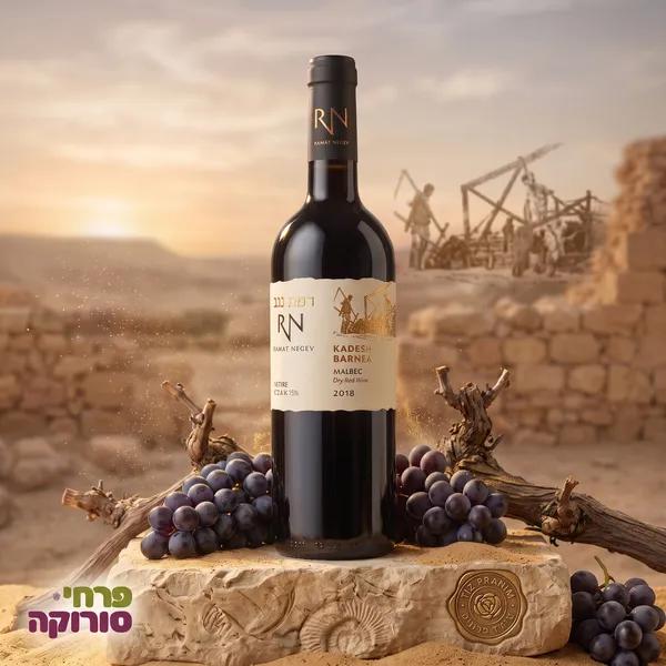  יין רמת נגב ‘קדש ברנע’ מלבק (אדום יבש)