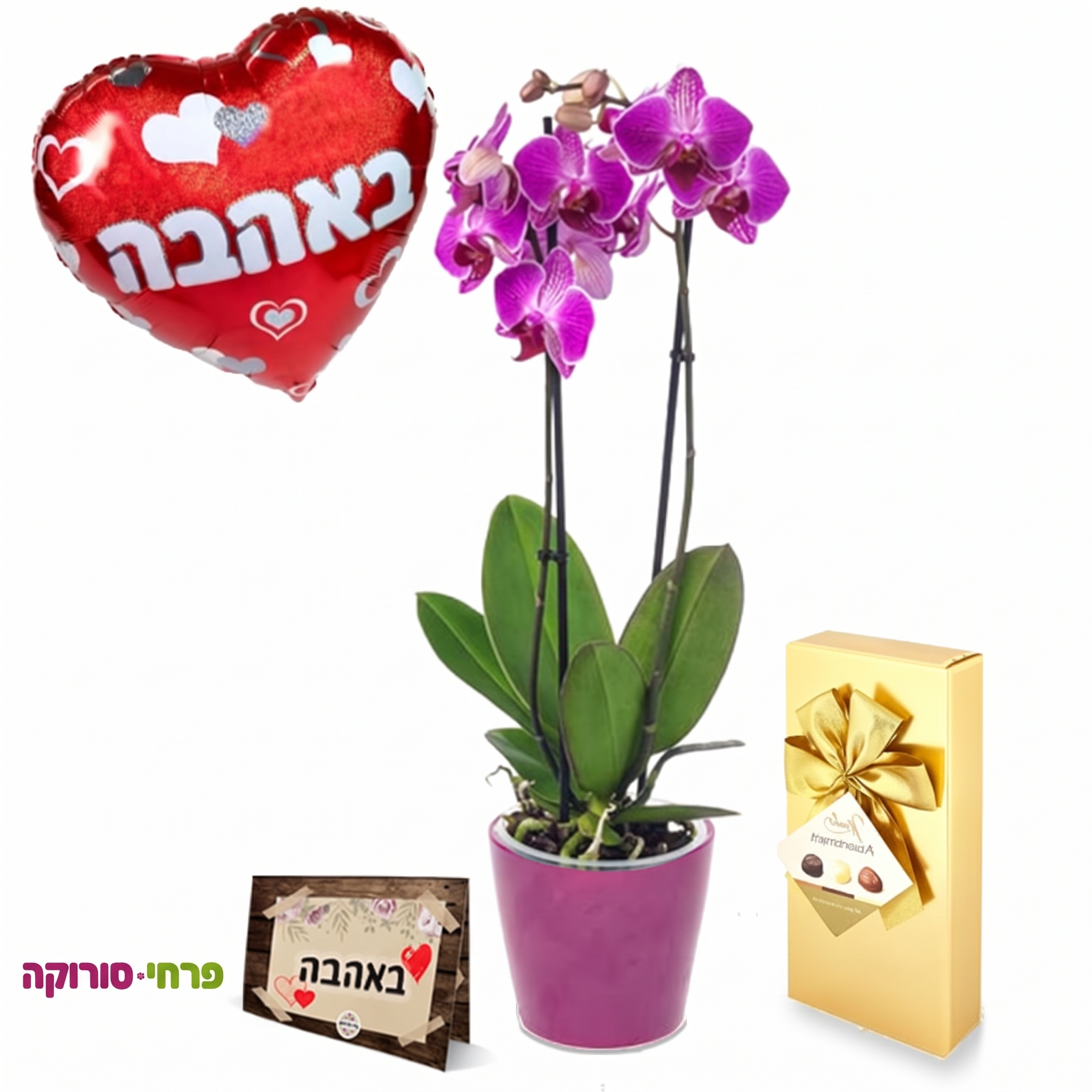 סחלב בלון  ושוקולד