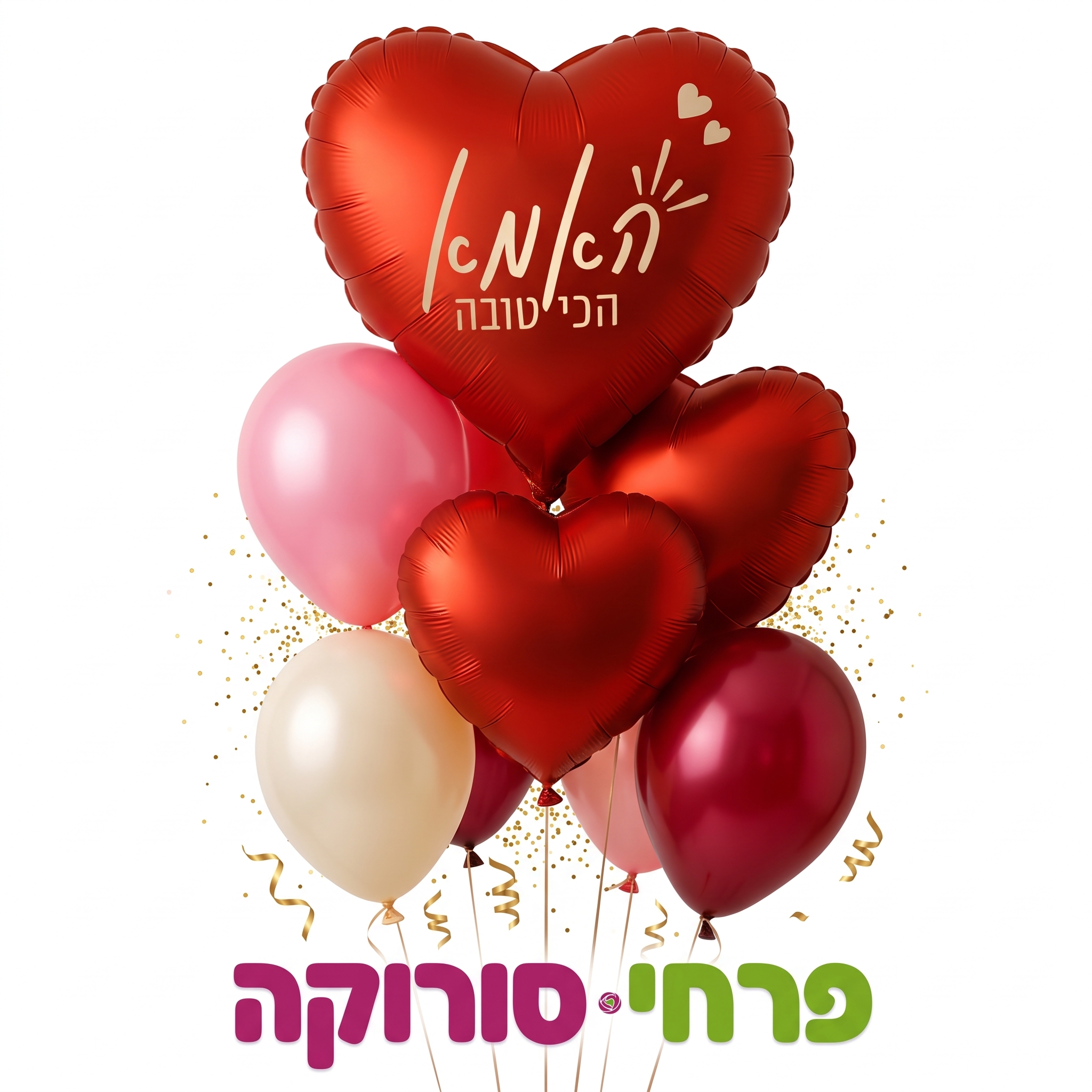 זר בלונים האמא הכי טובה.