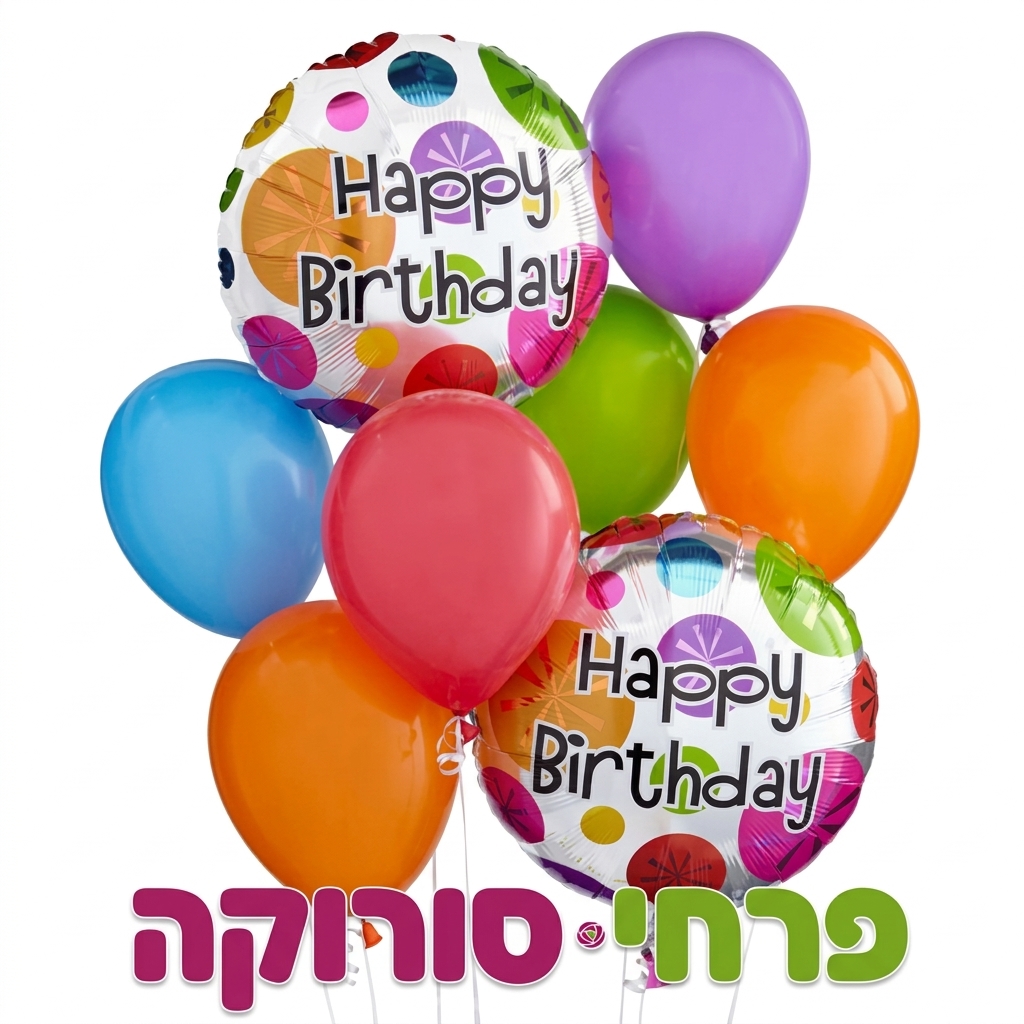 זר בלונים יום הולדת
