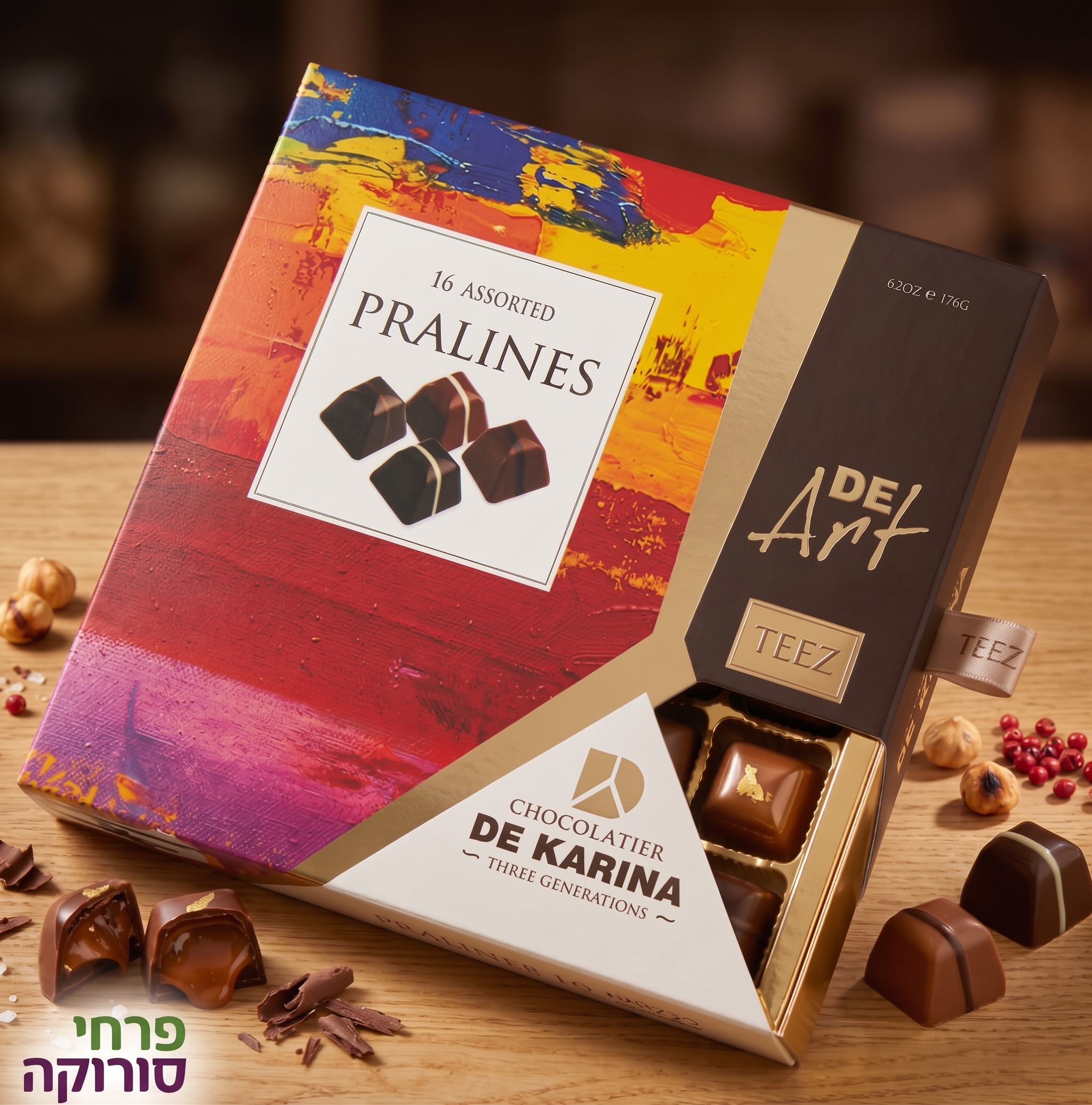 קולקציית פרלינים אומנותיים Art מבית דה קרינה