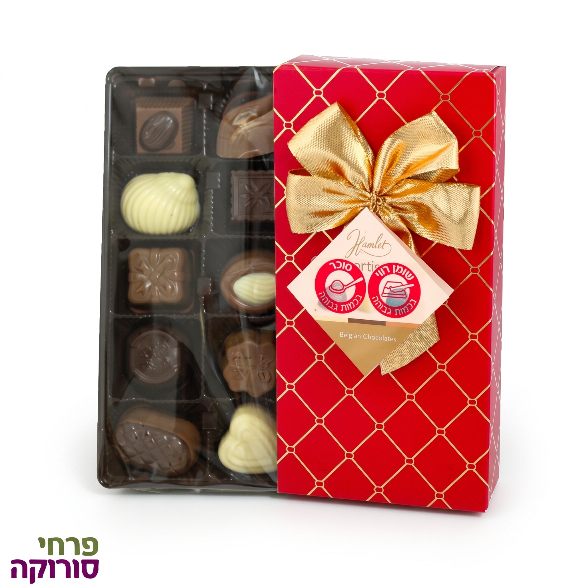 שוקולד בלגי – אריזת מתנה 125 גרם